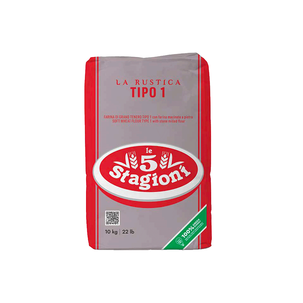 OLD - Farina Macinata a Pietra "Tipo 1" 25 kg - 5 Stagioni
