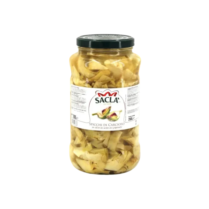 Carciofi a Spicchi Sacl&agrave; 2850 ml &ndash; carciofi in olio per ristoranti e gastronomie ad Arezzo