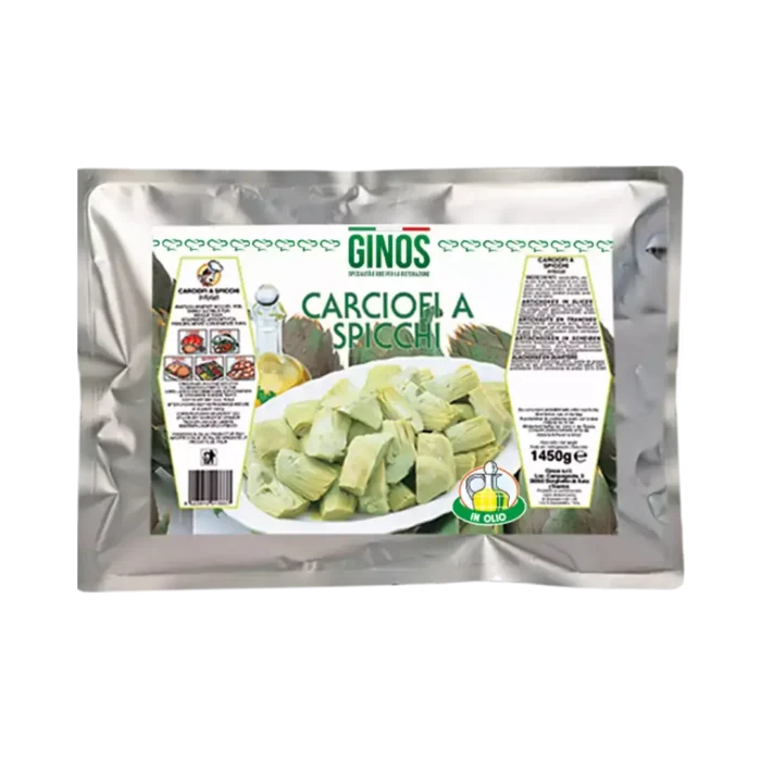 Carciofi a Spicchi in Olio Ginos 1450 g &ndash; carciofi pronti per ristoranti e pizzerie ad Arezzo