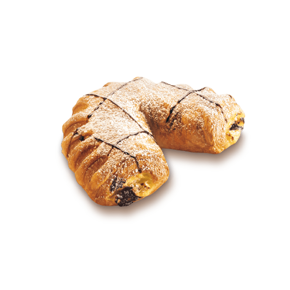 Cornetto Cioccolato e Crema Prelievitato gr 125 x 50 pz - Wolf ButterBack