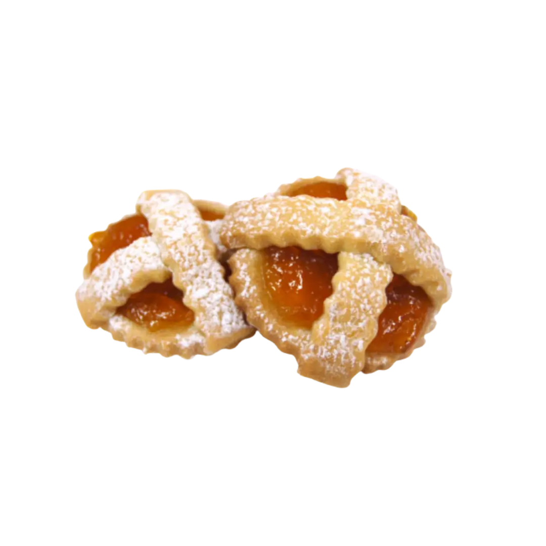 Mini crostatine all’albicocca Sapori Veri 1,5 kg – dolci monoporzione per bar e hotel ad Arezzo
