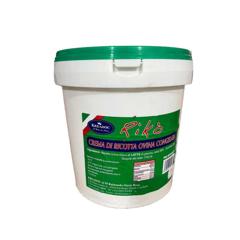 Ricotta Zuccherata congelata 3,5kg Kreadoc